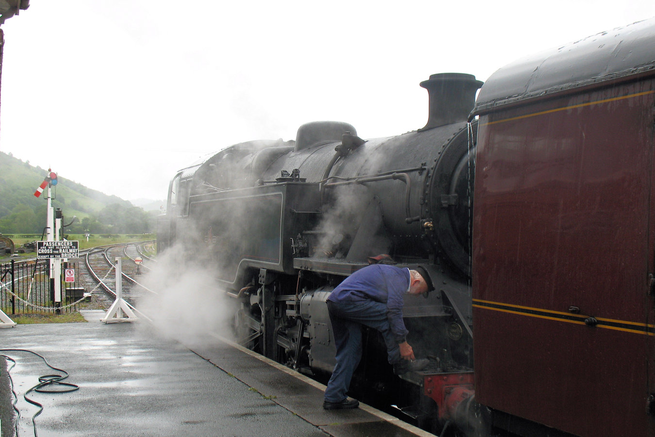 Steam train photograph